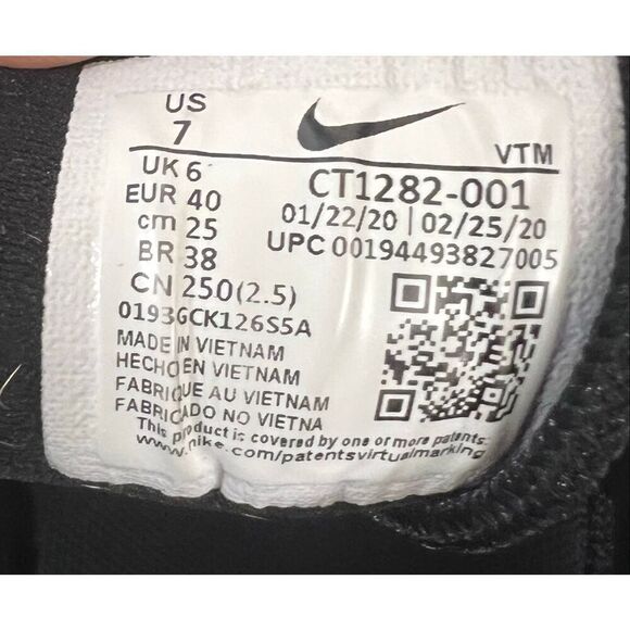 NIKE MX-720-818 "WORLDWIDE PACK" Men Trainers (CT1282 001) Black Orange Size 7 - Picture 11 of 14